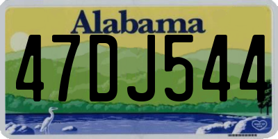 AL license plate 47DJ544