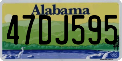 AL license plate 47DJ595