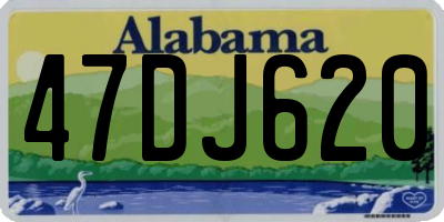 AL license plate 47DJ620