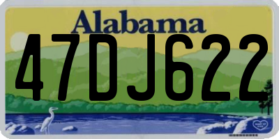 AL license plate 47DJ622