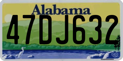 AL license plate 47DJ632