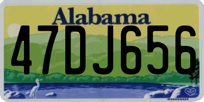 AL license plate 47DJ656