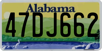 AL license plate 47DJ662