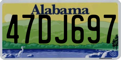 AL license plate 47DJ697