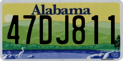 AL license plate 47DJ811