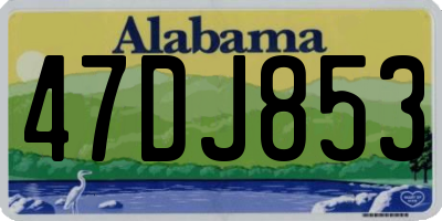 AL license plate 47DJ853