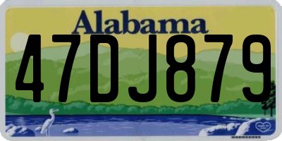 AL license plate 47DJ879