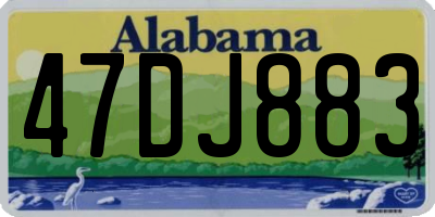 AL license plate 47DJ883