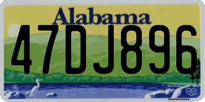 AL license plate 47DJ896