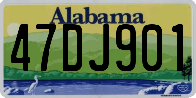 AL license plate 47DJ901
