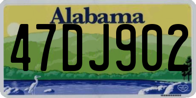 AL license plate 47DJ902