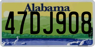AL license plate 47DJ908