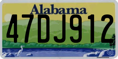 AL license plate 47DJ912
