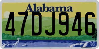AL license plate 47DJ946
