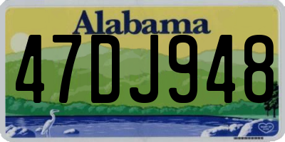 AL license plate 47DJ948
