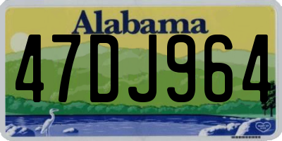 AL license plate 47DJ964
