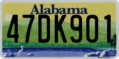 AL license plate 47DK901