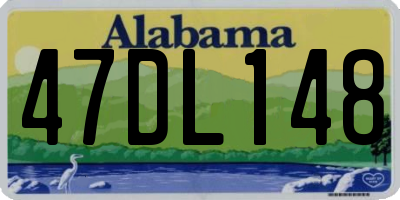 AL license plate 47DL148