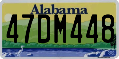 AL license plate 47DM448
