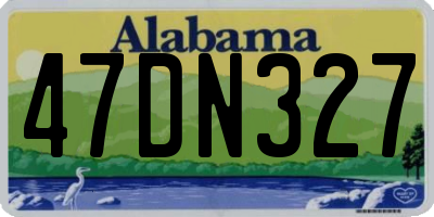 AL license plate 47DN327