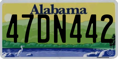 AL license plate 47DN442