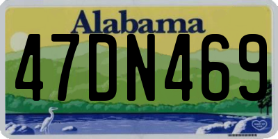 AL license plate 47DN469