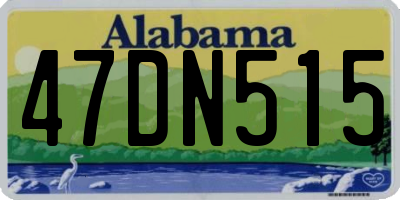 AL license plate 47DN515