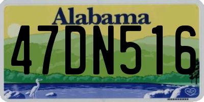 AL license plate 47DN516