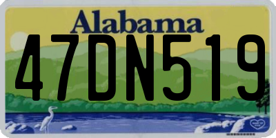 AL license plate 47DN519