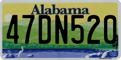 AL license plate 47DN520