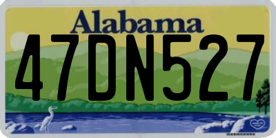 AL license plate 47DN527