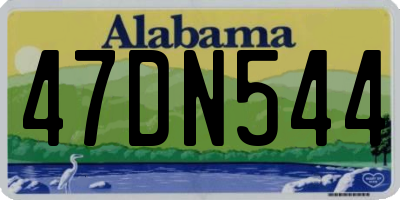 AL license plate 47DN544