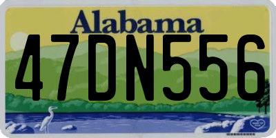 AL license plate 47DN556