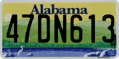 AL license plate 47DN613