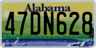 AL license plate 47DN628