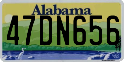 AL license plate 47DN656