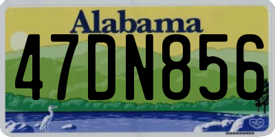 AL license plate 47DN856