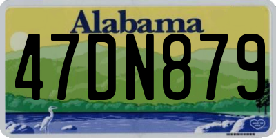 AL license plate 47DN879