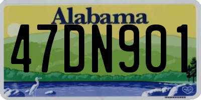 AL license plate 47DN901