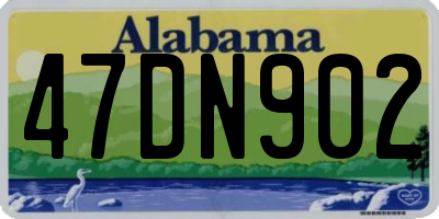 AL license plate 47DN902