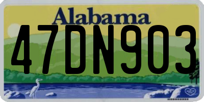 AL license plate 47DN903