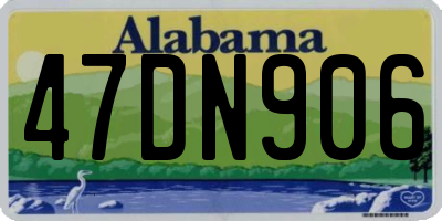 AL license plate 47DN906