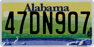 AL license plate 47DN907