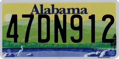 AL license plate 47DN912