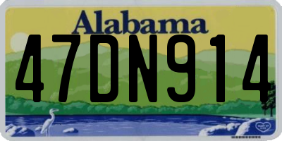 AL license plate 47DN914