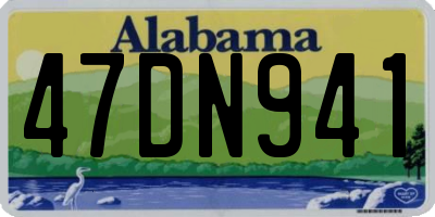 AL license plate 47DN941