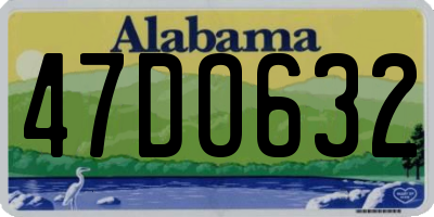 AL license plate 47DO632