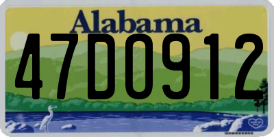 AL license plate 47DO912