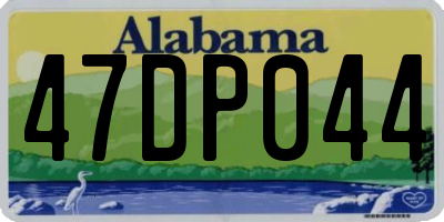 AL license plate 47DP044