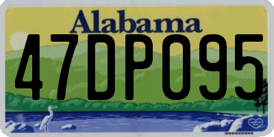 AL license plate 47DP095